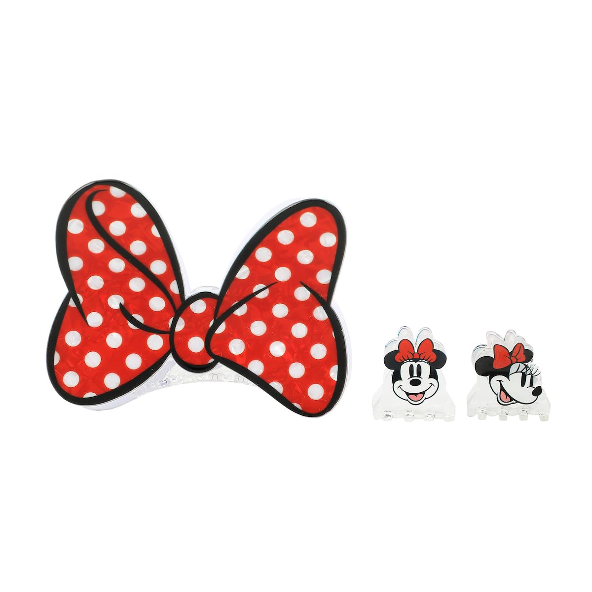 Photo 1 of ***DAMAGED ITEMS***
Disney's Minnie Mouse Hair Clips 3-Piece Hair Accessories Set