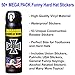 Hard Hat Stickers 50+ MEGA Pack, Tool Box Stickers and Decals, Funny Construction, Military, Veteran, Union, Patriotic USA Stickers for Adults, Make People Laugh at Work