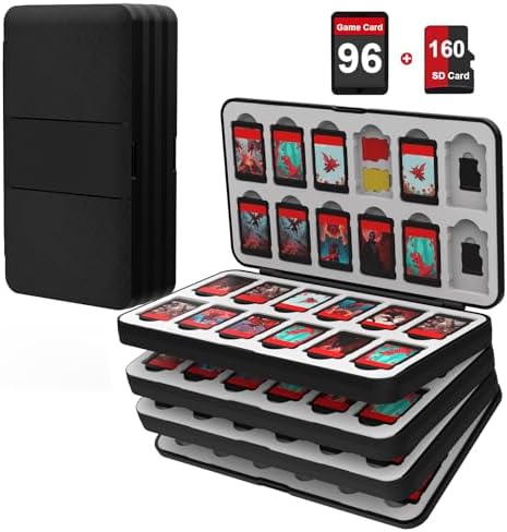 Amazon.com: fivtek Switch Game Case for Nintendo Switch 2/Switch