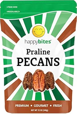 Happy Bites Praline Pecans All Natural Candied Pecans Resealable Pouch Bag 12 Oz In Lebanon Uo07ltfga18 Binge Com Lb