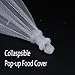 Z ZICOME Mesh Food Cover Tents, Pop-up and Collapsible, 4 Pack, 17