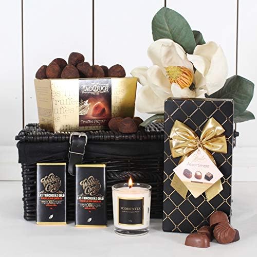 Todhunter - The Black Magic Hamper – Dark Chocolate Gift - Hamper & Gift Baskets - Present for Chocolate Lovers, Birthdays, Anniversaries & Other Occasions