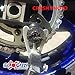 Shogun Yamaha YZF-R6 R6 2017 2018 2019 2020 Swingarm Spools - Sliders - Black - 701-0659 - MADE IN THE USA
