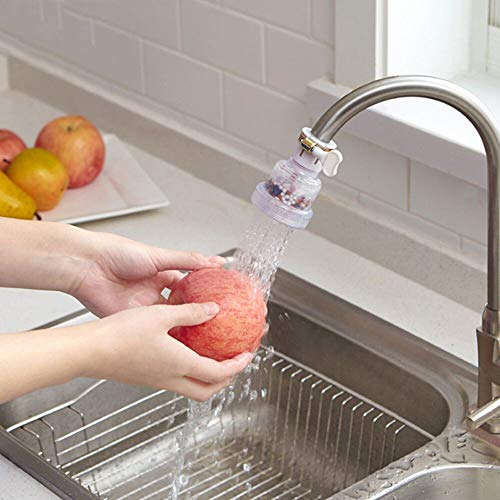 Jeeke Mini Kitchen Faucet Tap Water Purifier Home Accessories Filter with Filtration, Evenly Discharge Water,for Home & Office & Kitchen Uses - Thumbnail 4