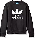 adidas Big Boys' Originals Trefoil Crew Sweatshirt