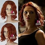 Avengers: Age of Ultron Black Widow Cosplay Wig Red Hair