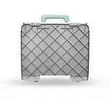 Berry 40 kg Foldable Shopping Trolley Mint Green Grey Four Wheels Telescopic view 8