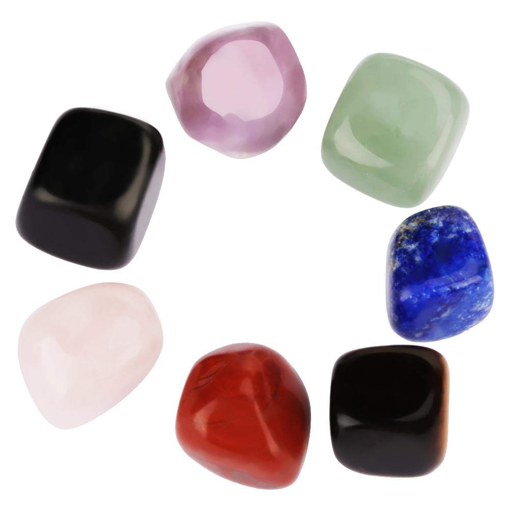 Crystal Chakra Stones Natural Gemstone Quartz Bulk7Pcs Natural Chakra Stones for Reiki Energy Other Collectibles