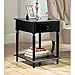 Sauder Palladia Side Table in Black