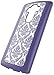 LG G4 Case, G4 Case, SGM (TM) Damask Design Pattern Rubber Coating Ultra Slim Fit Hard Hybrid Case Cover for LG G4 + SGM (TM) Microfiber Cleaning Cloth (Purple)