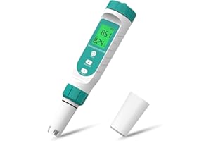 DZDARREN ORP Meter & Hydrogen Water Tester – 7-in-1 Water Quality Tester for Drinking Water, pH, TDS, EC, Temp, Salinity & S.G Monitor, Digital TDS Meter for Home, Hydroponics, Aquarium，Pools