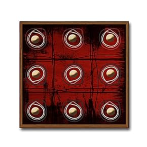 Framed Canvas Wall Art for Living Room, Bedroom Indian Tribe Totem Theme Canvas Prints for Home Decoration Ready to Hang - 16x16 inches