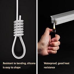 DGLILUAN 16.4ft/5m Silicone Soft LED Channel