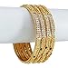 Banithani 18K Goldplated Traditional Indian Bollywood Bangle Set Bracelets Jewelry 28