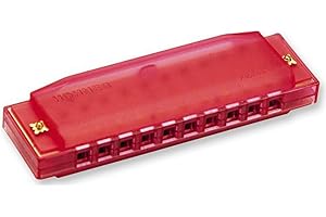 HOHNER Kids Clearly Colorful Translucent Harmonica, Assorted Colors