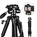 ESDDI UPDATED Camera Tripod 67''/170cm Lightweight Portable Travel Tripod for Camera with Phone Holder and Quick Release Plate for Canon Nikon Sony Samsung Olympus with Carrying Bag Load Capacity 11lb