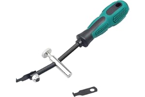58430 Shaft Type Seal Puller, Oil Seal Removal Tool with Hook for Camshaft and Crankshaft, for Most Auto and Motorcycles, Bea