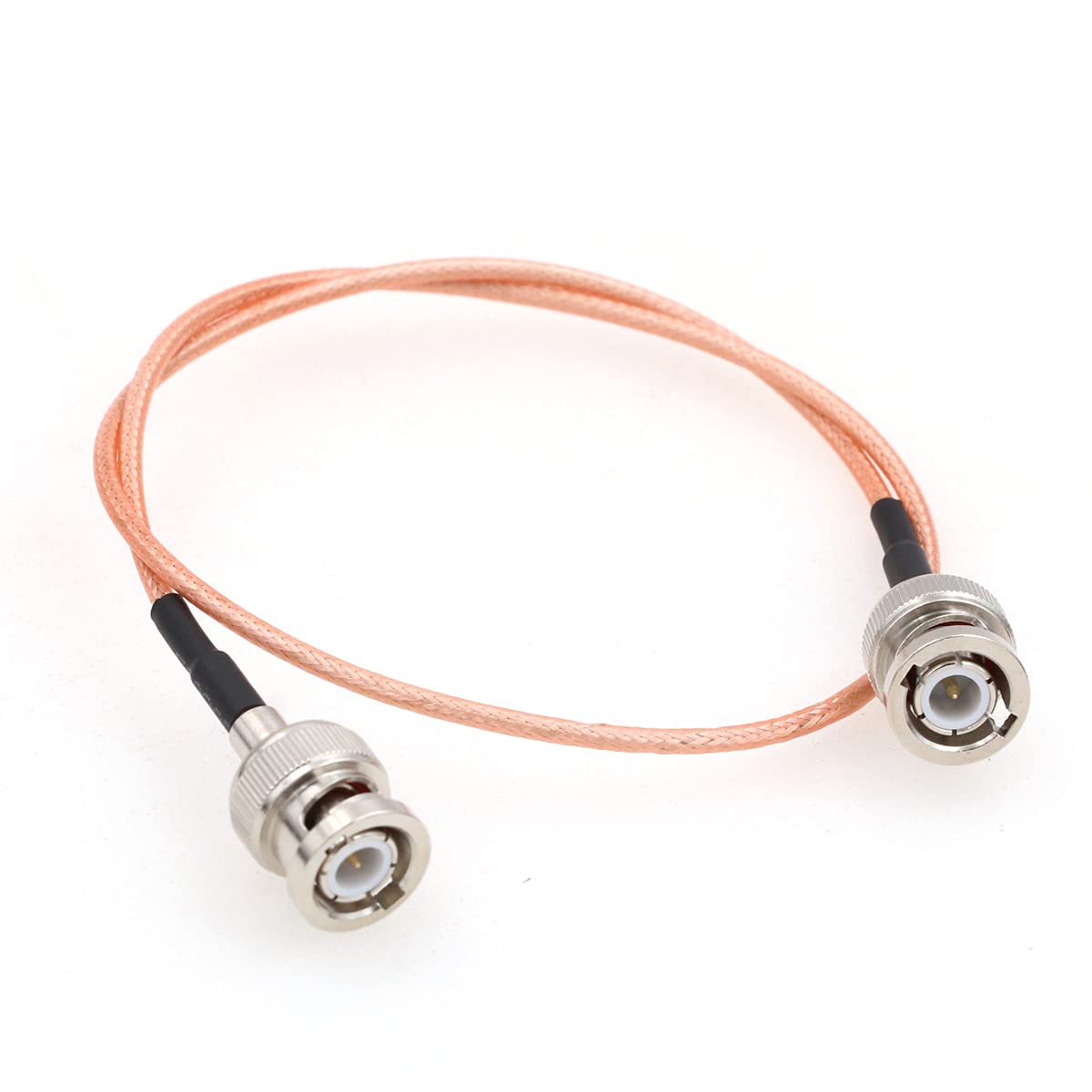 DRRI BNC Male to BNC Male 50-Ohm RG316 Coax Low Loss RF Cable HD SDI Video Cable (45CM)