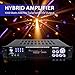 4-Channel Home Audio Power Amplifier – w/ 70V Output – 1000 Watt Rack Mount Stereo Receiver w/ AM FM Tuner, Headphone, Microphone Input for Karaoke, Great for Commercial Entertainment Use – Pyle PT720Athumb 3