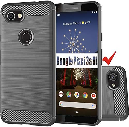 Google Pixel 3 Lite XL Case, Google Pixel 3a XL Case,HNHYGETE Soft Slim Shockproof Anti-Fingerprint Full Protective Phone Cases for Google Pixel 3 Lite XL(2019) 6" (Gray)