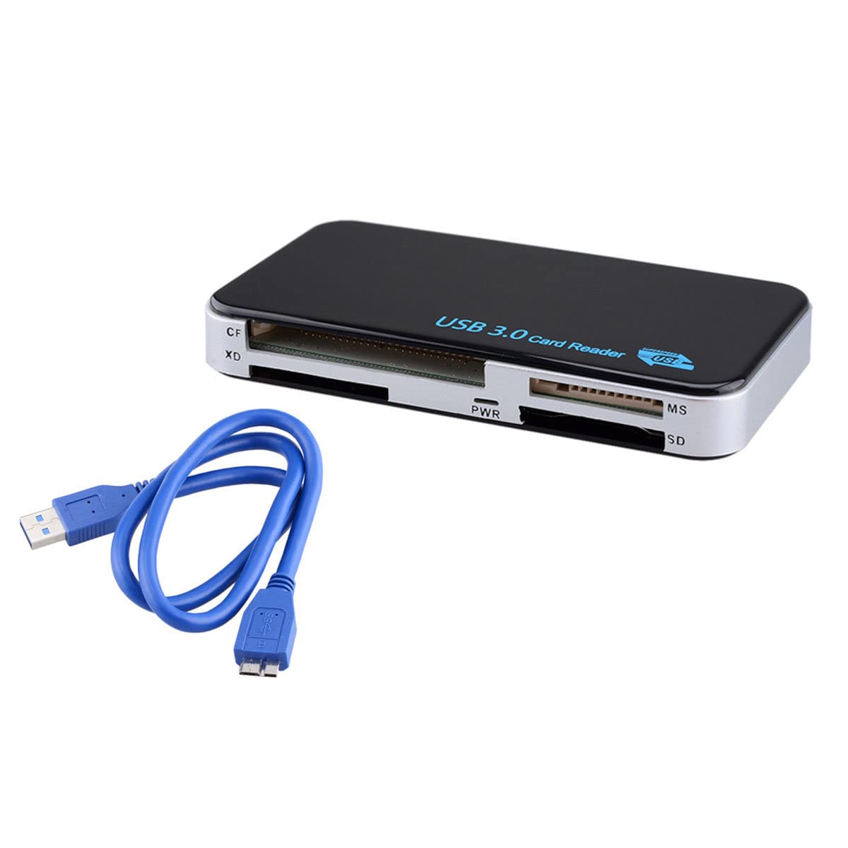 BOWONG All in One USB 3.0 Compact Flash Multifunctional Memory Card Reader Adapter for Micro SD XD CF M2 MS Super Speed