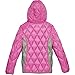 Gerry Girl's Down Packable Sweater Jacket w/Attached Hood XS 6 Azalea