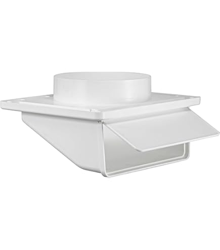 PATIKIL Ventilación De Aire Redonda De 4 Pulgadas, Difusor De Techo, Cubierta De Rejilla De ABS, Rejilla De Ventilación Soffit Con Pantalla Para Baño, Cocina, Sala De Estar, Color Blanco