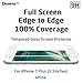 Daswise Screen Protector for iPhone 7 plus, Full Screen Anti-scratch Tempered Glass Protectors with Curved Edge, Cover Edge-to-Edge, Screens from Drops, HD Clear, Bubble-free, Shockproof (5.5 White)