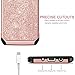 Galaxy J7 Case 2015, J700 Case,BENTOBEN Shockproof Luxury Glitter Bling Slim 2 in 1 Hybrid Hard Cover with Sparkly Shiny Faux Leather Protective Phone Case for Samsung Galaxy J7 J700 (2015),Rose Gold
