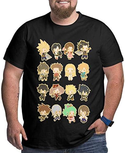 Kilsd Final Fantasy Fashion Men's Big Size Short Sleeve T Shirt