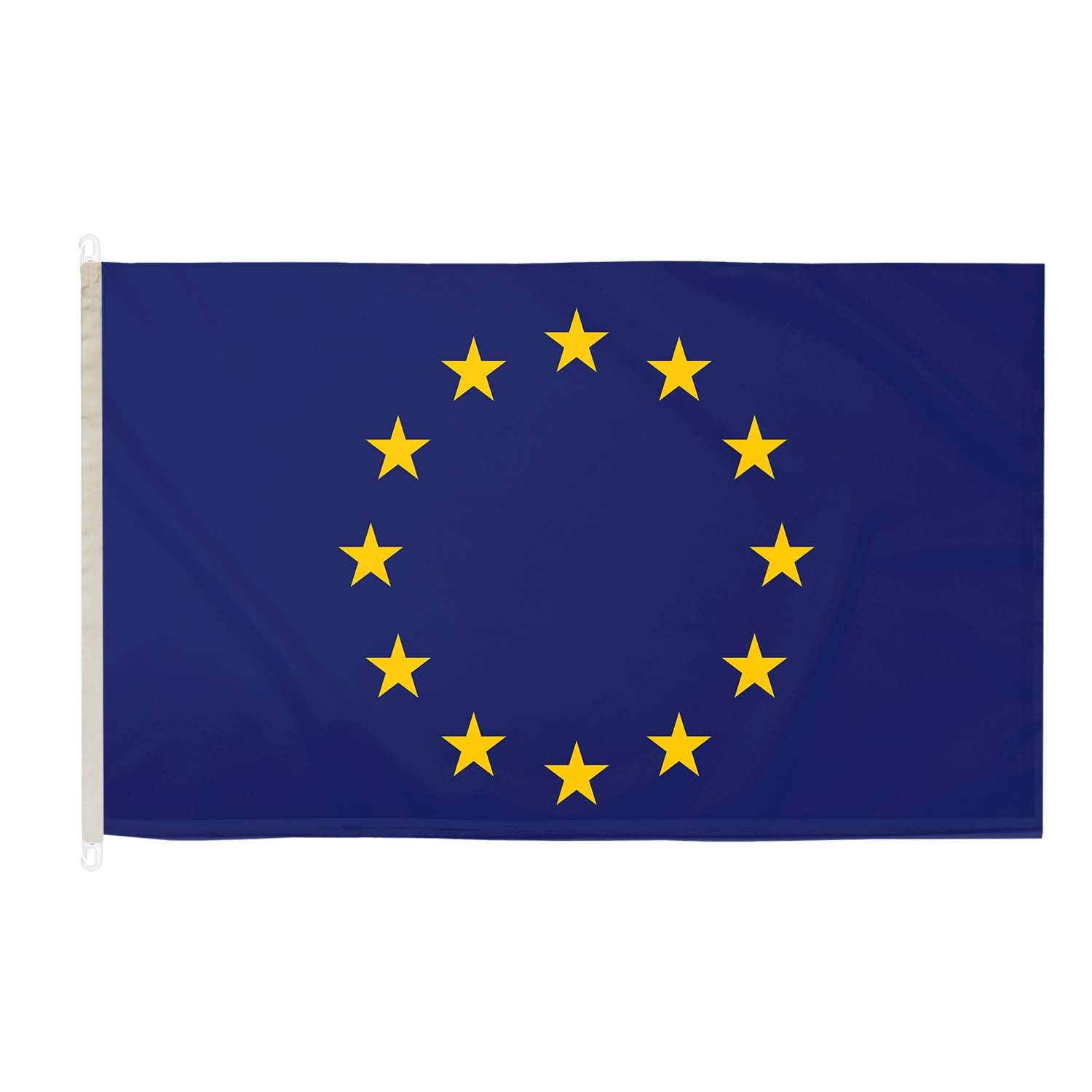 European Union (EU) DuraFlag with Clips 5ft x 3ft Premium Quality Flag 150cm x 90cm