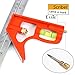 12-Inch Combination Square Ruler - Esste 1 foot (300mm) Universal Adjustable Stainless Steel Level Lay out Tool Metric & British System Graduations Heavy Duty with Accurate 45 and 90 Angles