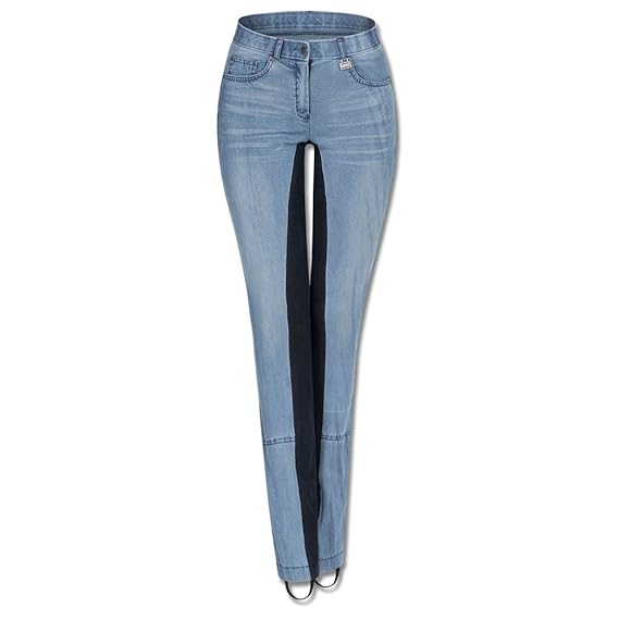 Waldhausen Jeans-Jodhpurreithose Harmony, blau, Gr. 38, blau, blau/Nachtblau, 38