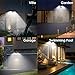 URPOWER Solar Lights Outdoor, Upgraded Two-Sided Illumination 80 LED Solar Lights Waterproof Wireless Security Solar Motion Sensor Light Outdoor Wall Light for Driveway Step Stair Pool Patio 2 Pack