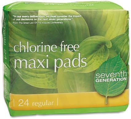 Sev 45000 Chlorine-Free Maxi-Pads