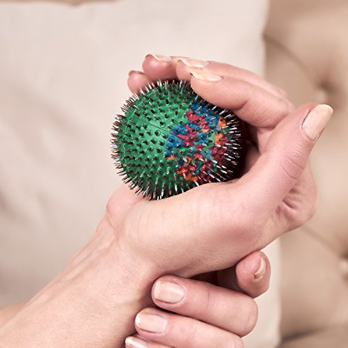 LYAPKO Acupuncture Hand / Foot Massage Ball 4.0 Ag 656 Needles. Premium Acupressure Active Massager for Adults and Children - Unique Patented Applicator Therapy Tool