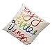 SMTSMT World Map Burlap Pillow Cases Cushion Covers-18