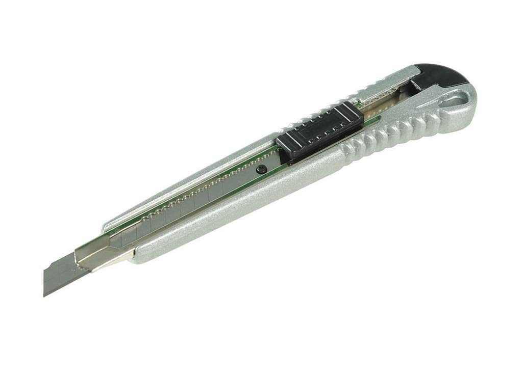 Silverline 9mm Aluminium Alloy Snap-Off Knife (789397)