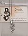 Smiling Wisdom - Totem Spirit Animal Necklaces for Girls or Boys - Matching Animal Card (Bear Shark Wolf Turtle Dragon)