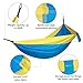 MARNUR Camping Hammock Nylon Parachute Hammock Single&Double Portable Hammock Straps with Compass for Outdoor Hiking Backpacking Travel and Home yard
