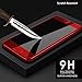 iPhone 8 Plus 7 Plus Screen Protector, Villstar Red Tempered Glass Screen Protector Film Full Coverage for iPhone 8 Plus / 7 Plus 3D 9H Anti Fingerprint Bubble Free (Soft Plastic Edge+Tempered Glass)