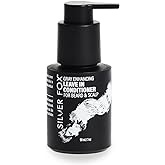 Godefroy Silver Fox Gray Enhancing Beard Brightener For All Hair Types, Leave-In Conditioner Moisturizing Treatment for Gray &amp; Silver Hair Non-Greasy Lightweight for Men&rsquo;s Beard &amp; Scalp 3 OZ