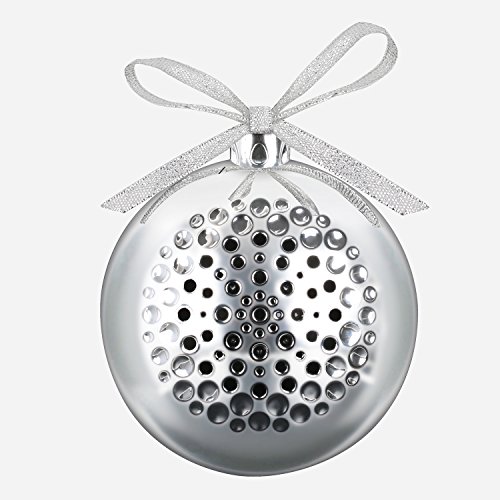 SoundSOUL Christmas Ball Wireless Speaker-Mini Bluetooth Speaker with Ribbon and Hook,4 Hours Music Time, Christmas Ornaments Xmas Tree Ball for Holiday/Party/Wedding Decoration