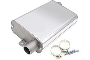 Copgge 24mm Diesel Heater Exhaust Muffler Parking Air Heater Muffler Silencer Generator Exhaust Muffler Kit with Clamp Fits For Eberspacher Webasto Air Heater, for Chinese Diesel Heater