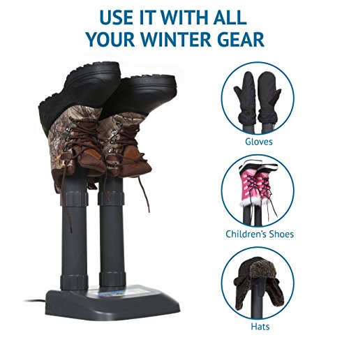 LiveFine Boot Dryer – Electric Heated Air Dryer for Snow Boots, Shoes, Gloves & Other Winter Gear & Footwear – Fast, Quiet Dryer Eliminates Dampness & Prevents Odor from Water, Sweat, Mold & Bacteria - Thumbnail 5