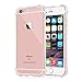 iXCC iPhone 6 Plus / 6s Plus Case, Crystal Cover Case [Shock Absorption] with Transparent Hard Plastic Back Plate and Soft TPU Gel Bumper - Clear