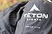 TETON Sports XL Cotton Sleeping Bag Liner; A Clean Sheet Set Anywhere You Go; Perfect for Travel, Camping, and Anytime You’re Away from Home Overnight; Machine Washable Black