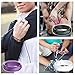 Egnaro Thin and Stackable Silicone Wedding Bands Women - 2.5mm Width - 1.8mm Thick
