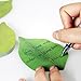 FURNIZONE Leaf Sticky Notes, Cute Tree Leaf-Shape Paper Sticky Note, Recyclable Self-Stick Note Pads Memo Notes (4 Pads, 50 Sheets/Pad, 3.7 in x 2.6 in)