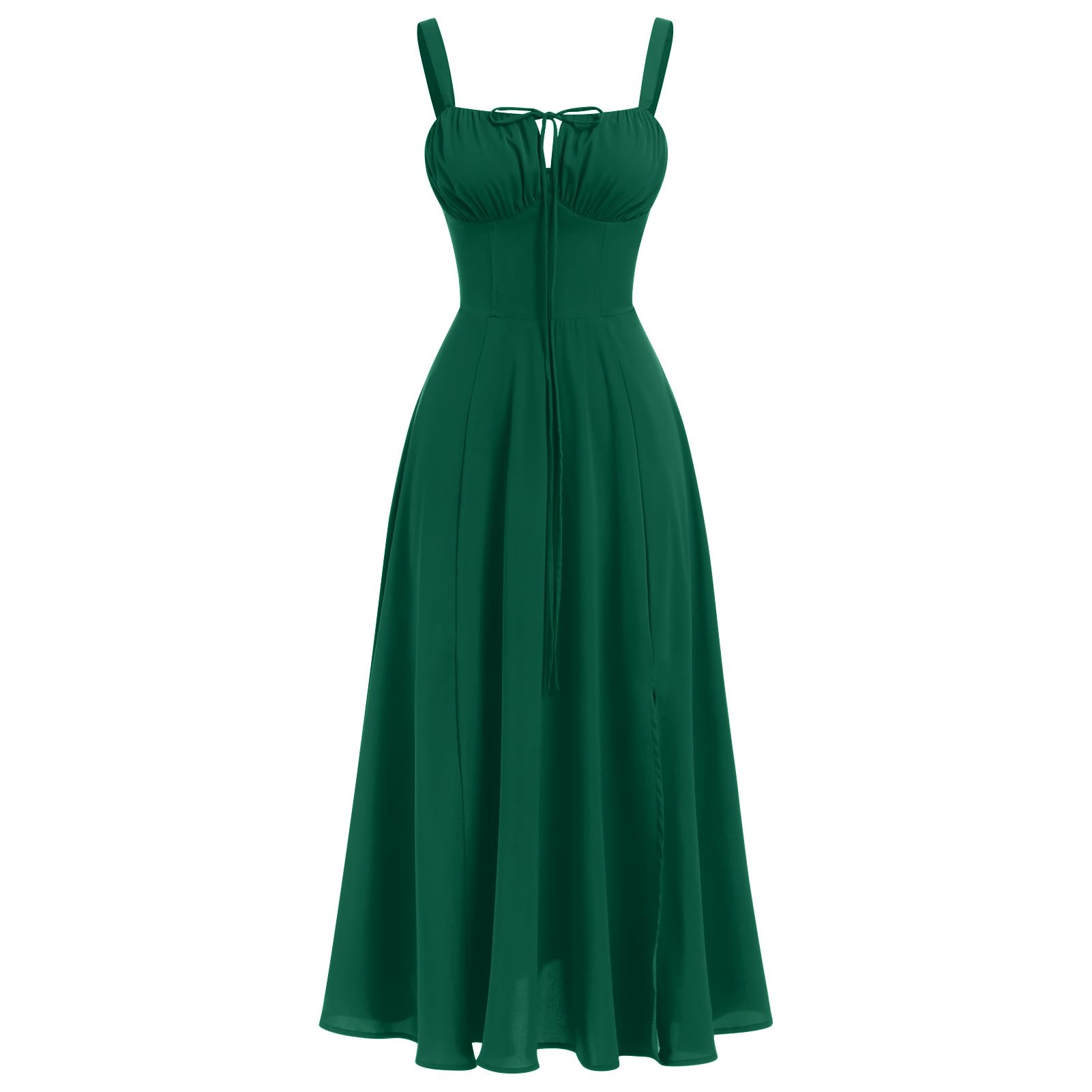 MLDRA Women's Maxi Dresses Long Dress Sleeveless Square Neck For Beach